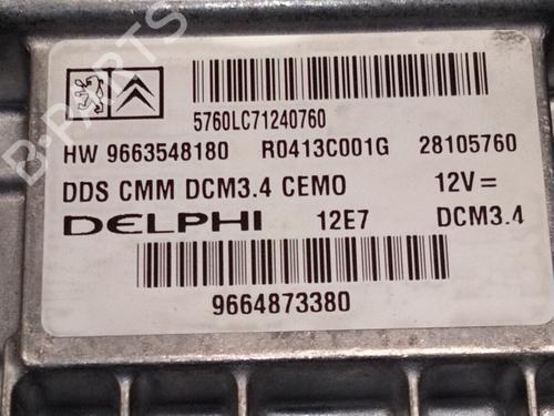 Engine control unit (ECU) PEUGEOT 407 (6D_) 2.0 HDi 135 (6DRHRH, 6DRHRE, 6DRHRG, 6DRHRJ) | BP29827139M57