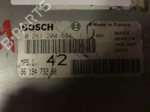 Engine control unit (ECU) PEUGEOT 306 Hatchback (7A, 7C, N3, N5) 1.6 | BP209937M57 