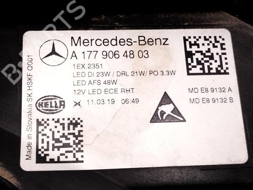 Right headlight MERCEDES-BENZ A-CLASS (W177) A 180 d (177.003) | BP26503882C29 - Image 5