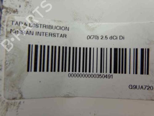 Timing cover NISSAN INTERSTAR Van (X70)  | BP15097619M123 