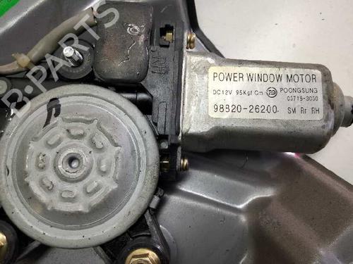 Rear right window mechanism HYUNDAI SANTA FÉ I (SM) 2.0 CRDi | BP13549943C25 