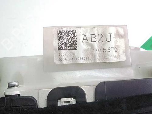 Instrument cluster OPEL ASTRA J (P10)  | BP16086979C47 