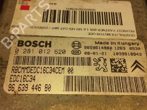 Engine control unit (ECU) PEUGEOT PARTNER Box Body/MPV (5_, G_) 1.6 HDi 75 | BP2901199M57