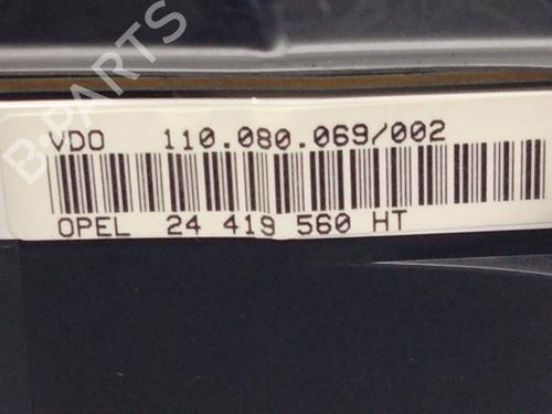 Instrument cluster OPEL ZAFIRA A MPV (T98) 2.0 DTI 16V (F75) | BP17035238C47 