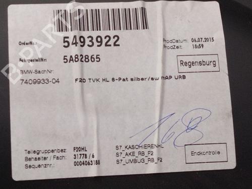 Rear left panel BMW 1 (F20) 118 d | BP16112312C60 