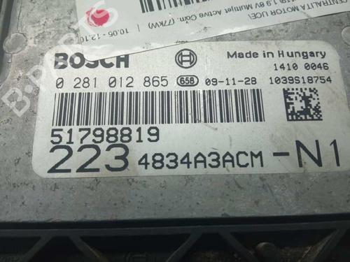 Engine control unit (ECU) FIAT DOBLO MPV (119_, 223_)  | BP7179618M57 