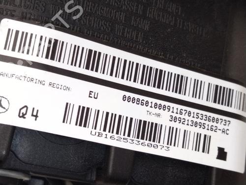 Driver airbag MERCEDES-BENZ A-CLASS (W176) A 180 CDI / d (176.012) | BP30361544C9