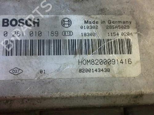 Computer motormanagement RENAULT SCÉNIC I MPV (JA0/1_, FA0_) 1.9 dCi RX4 | BP151746M57