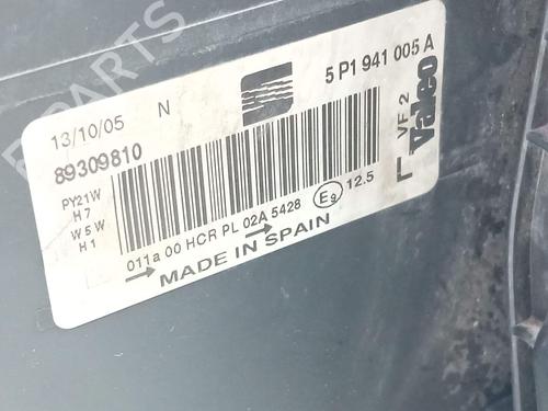 Left headlight SEAT ALTEA (5P1) 1.9 TDI | BP27867866C28 - Image 4