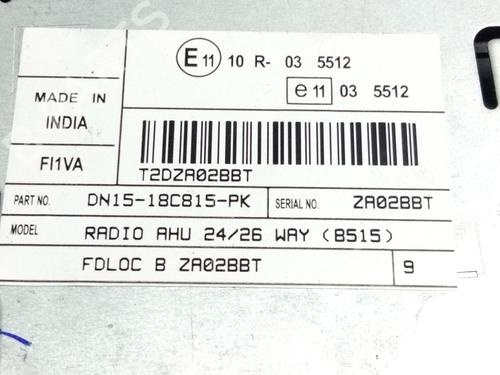 Radio FORD ECOSPORT  | BP16363577E6 