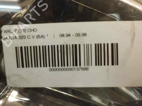 Right headlight MAZDA 323 S V (BA) 2.0 D | BP134654C29 