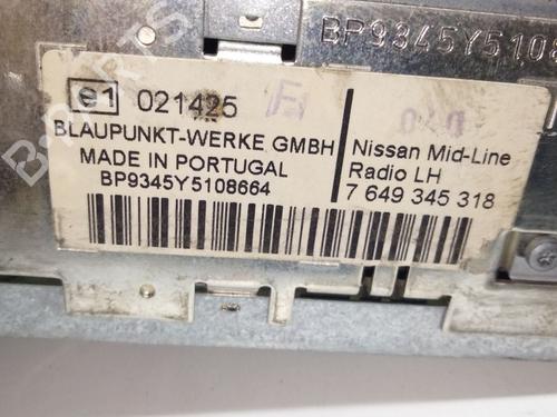 Radio NISSAN PRIMERA Hatchback (P11)  | BP17059941E6 