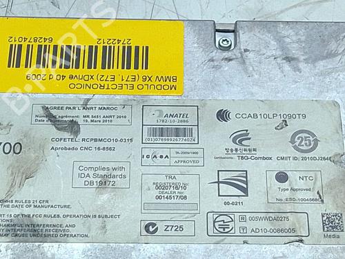 Electronic module BMW X6 (E71, E72) xDrive 40 d | BP30564118M83