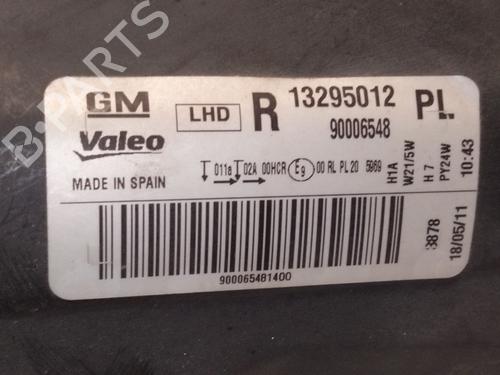 Right headlight OPEL CORSA D (S07) 1.2 (L08, L68) | BP31652207C29