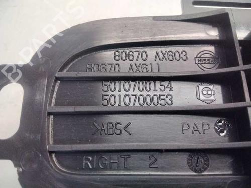 Front right interior door handle NISSAN MICRA III (K12)  | BP9449770I14 