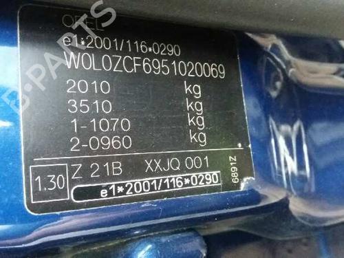 Kollisjonspute styreenhet OPEL VECTRA C (Z02)  | BP2821616M53 