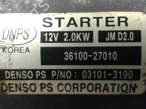 Starter HYUNDAI SANTA FÉ I (SM)  | BP4074989M8 