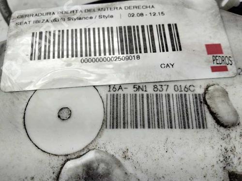 Front right lock SEAT IBIZA IV (6J5, 6P1)  | BP17034376C97 