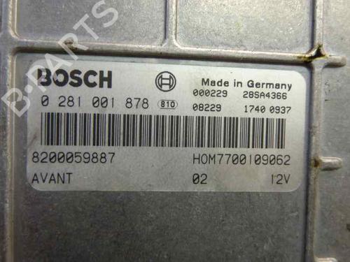 Computer motormanagement RENAULT CLIO II (BB_, CB_)  | BP151636M57 