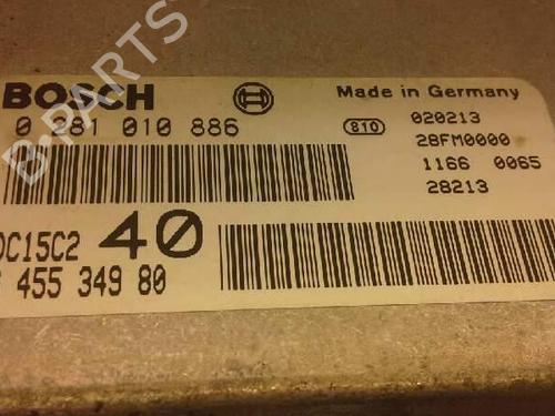 Engine control unit (ECU) CITROËN C5 I (DC_) | BP2136511M57 - Image 3