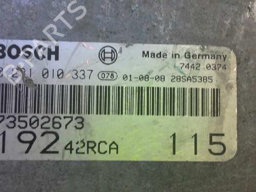 Motorstyringsenhed FIAT STILO (192_) 1.9 JTD (192_XE1A) (115 hp) 156734