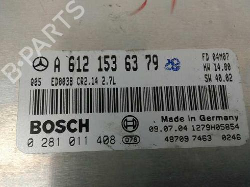 Engine control unit (ECU) MERCEDES-BENZ M-CLASS (W163)  | BP243458M57 
