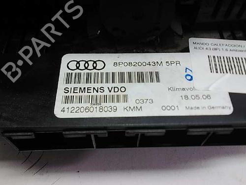 Climate control AUDI A3 (8P1) 1.6 | BP17057461I5 
