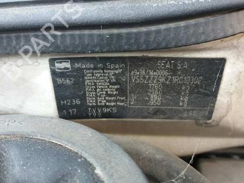 Right taillight SEAT INCA (6K9) 1.9 SDI | BP1793785C35 