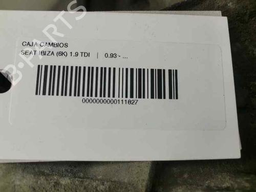 Gearbox SEAT IBIZA II (6K1) 1.9 TDI | BP213884M3 