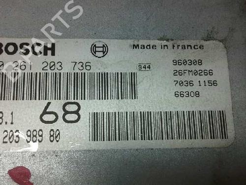 Engine control unit (ECU) CITROËN SAXO (S0, S1)  | BP151016M57 