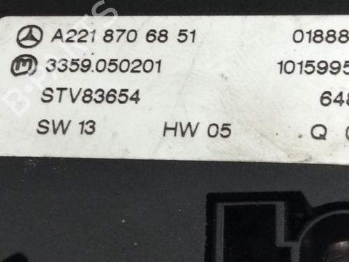 Switch MERCEDES-BENZ S-CLASS (W221, V221) S 320 CDI 4-matic (221.080, 221.180) | BP18243317I30 