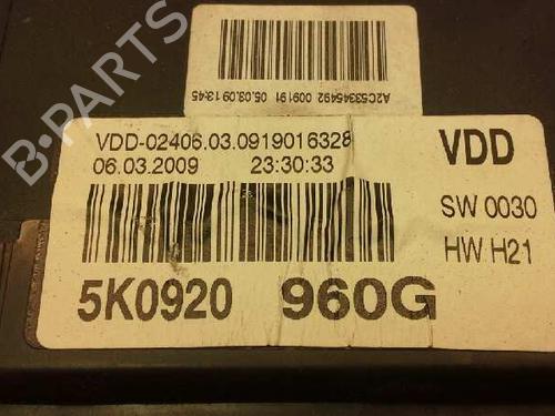 Instrument cluster VW GOLF VI (5K1)  | BP1121388C47 