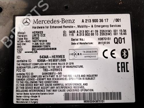 Electronic module MERCEDES-BENZ A-CLASS (W176) A 200 CDI / d (176.008) | BP26664931M83 