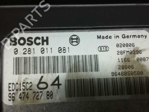 Engine control unit (ECU) PEUGEOT 307 SW (3H)  | BP807602M57 