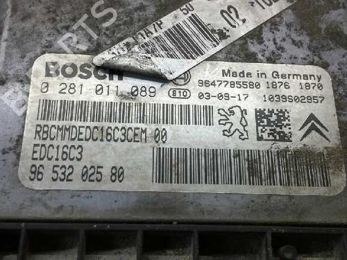 Engine control unit (ECU) PEUGEOT 206 Hatchback (2A/C)  | BP151806M57 