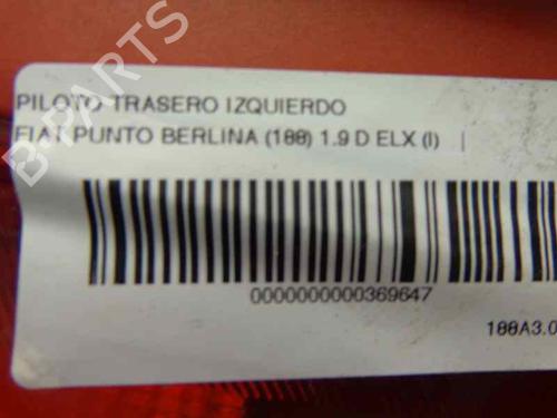 Left taillight FIAT PUNTO (188_) 1.9 DS 60 (188.031, .051, .231, .251) | BP135940C34 