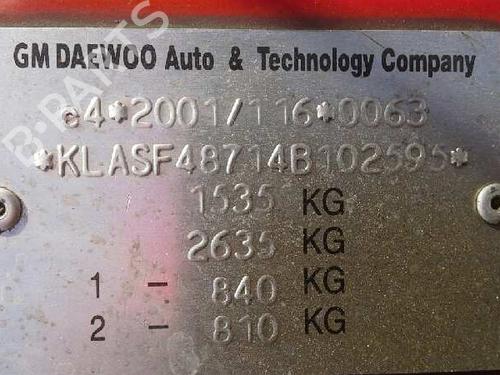 Left taillight DAEWOO KALOS (KLAS)  | BP5143189C34 