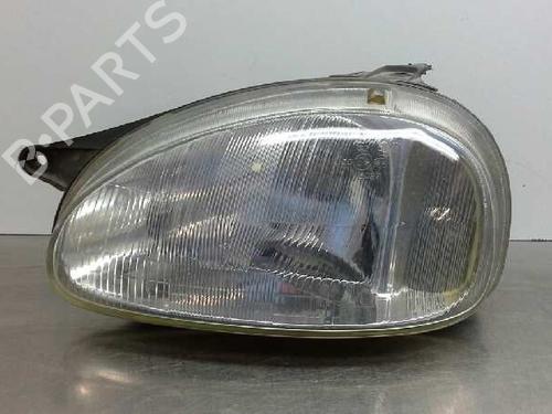 Used Left headlight OPEL CORSA B (S93) [1993-2009]  157262