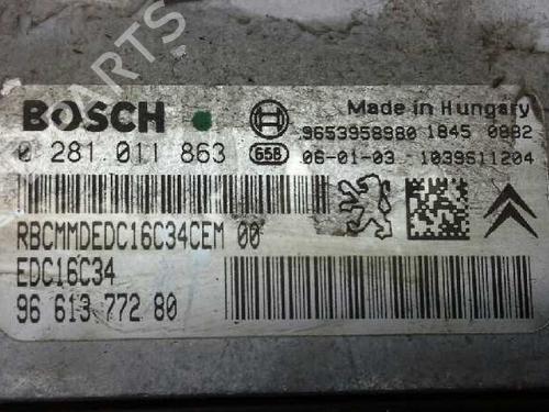 Engine control unit (ECU) CITROËN C4 I (LC_)  | BP150946M57 