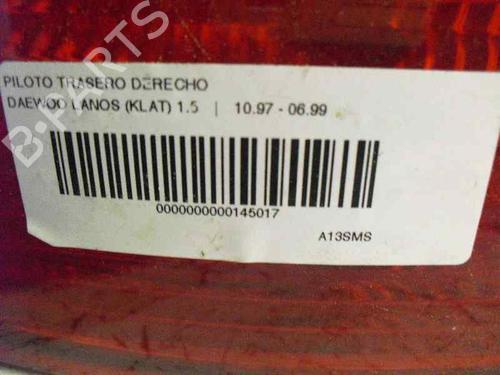Right taillight DAEWOO LANOS (KLAT) 1.3 | BP135003C35 