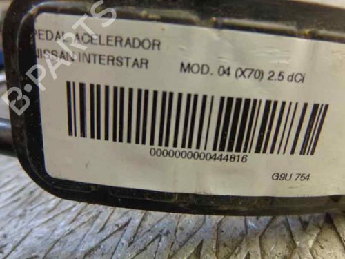 Pedal NISSAN INTERSTAR Van (X70)  | BP1619442I4 