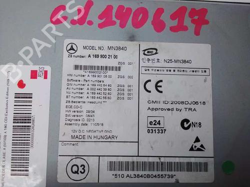 Radio MERCEDES-BENZ A-CLASS (W169) A 180 CDI (169.007, 169.307) | BP16095180E6 