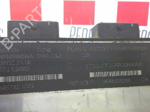 Calculateur moteur (ecu) CITROËN BERLINGO / BERLINGO FIRST Box Body/MPV (M_) 1.9 D 70 (MBWJZ, MCWJZ) (69 hp) 151761