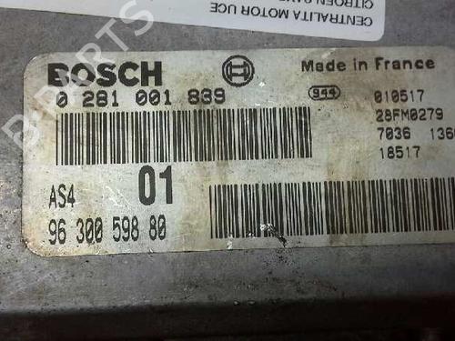 Engine control unit (ECU) CITROËN SAXO (S0, S1) 1.5 D | BP150986M57 