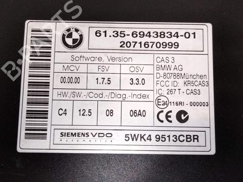Electronic module BMW 1 (E81) | BP31754323M83 - Image 3