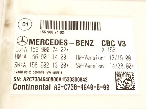 Electronic module MERCEDES-BENZ CLA Coupe (C117) CLA 220 CDI / d (117.303) | BP24999798M83