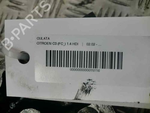 Cylinder head CITROËN C3 I (FC_, FN_) 1.4 HDi | BP10976655M5 