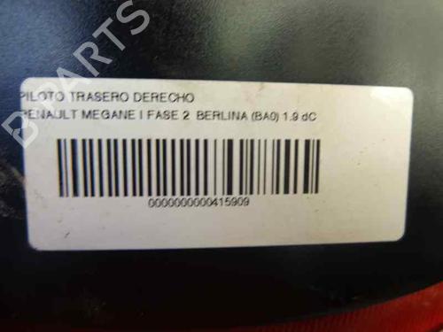 Right taillight RENAULT MEGANE I (BA0/1_)  | BP136104C35 