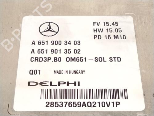 Engine control unit (ECU) MERCEDES-BENZ SPRINTER 3-t Van (B906) 214 CDI (906.611, 906.613) | BP31014528M57