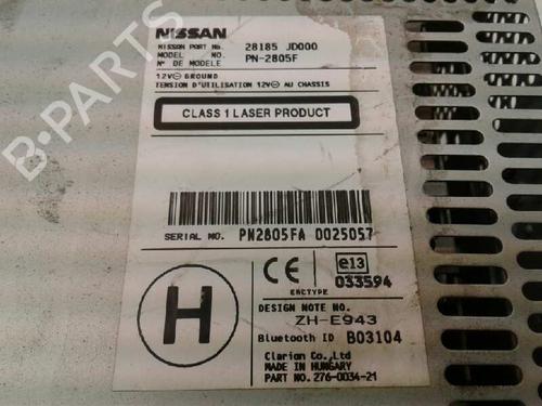 Radio NISSAN QASHQAI / QASHQAI +2 I (J10, NJ10, JJ10E) 2.0 dCi | BP853266E6 